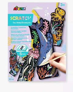 Scratch Sea Animal Bookmarks
