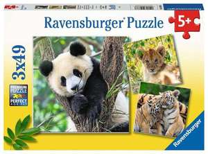 Puzzles 5 8 Years: RB Panda, Lion and Tiger 3x49pc
