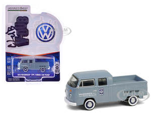 Die Cast: GL 1978 VW Type 2 Double Cab (grey/blue)
