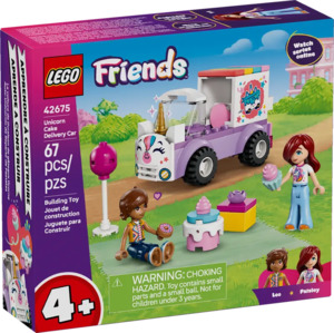 Lego Friends Unicorn Cake Delivery Car 42675