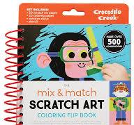 Colouring Drawing: CC Scratch Art Flip Book Animals