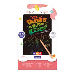 Colouring Drawing: ME Doddle Board Unicorn