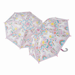 Outdoor Activities: FR Rainbow Unicorn Colour Change Umbrella
