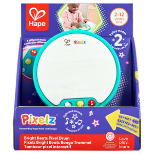 Musical Instruments: Hape Pixelz Bright Beats Pixel Drum