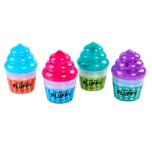 Sensory Toys: Jadore Fluffy Duo Slime Pink/Blue