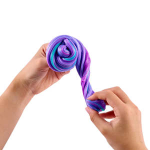 Sensory Toys: Jadore Fluffy Duo Slime Purple/Teal