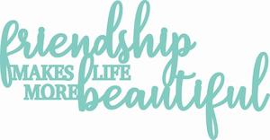 Kaisercraft Morning Dew June19: DD638 : Decorative Die - Friendship Sentiment