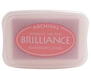 Brilliance Ink Pads: Brilliance -BR-32  Pearlescent Coral