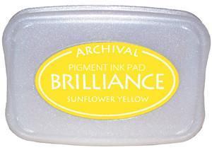 Brilliance Ink Pads: Brilliance - BR-11 Sunflower Yellow