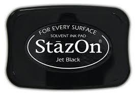 Stazon Ink Pads: Stazon SZ-31 - Jet Black