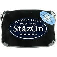 Stazon Ink Pads: StazOn -SZ-62  Midnight Blue