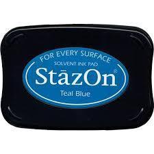 Stazon Ink Pads: StazOn -SZ-63 Teal Blue