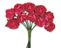 Kaisercraft Magenta July 19: F668 - Kaisercraft Mini Paper Blooms - Hot Pink