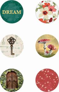 Kaisercraft Enchanted July 19: CR212 : Enchanted Curios 6pk