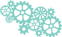 Kaisercraft Workshop Aug 19: DD3342 : Decorative Die - Cogs Texture
