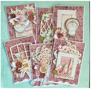 6 Card And Folio Class 13 10 19: Blissful Times 6 Card Class - FYI 2022 1hr Class with Alison Bevis : KIT