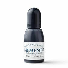 Memento: Memento Re inker -Tuxedo Black 900 15mls