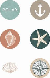 Kaisercraft Uncharted Waters Nov 19: Kaisercraft : CR219 - Uncharted Waters Curios 6pk