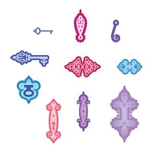 Heartfelt Creations Window Frame Collection Nov 19: HCD1-7285 - Window Hinges Die