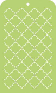IT031 - Kaisercraft : Mini Designer Templates - Scallop Lattice