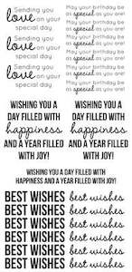 Kaisercraft Oh Happy Day Dec 19: ST923 : Clear Stickers - Birthday Wishes