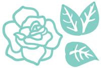 Kaisercraft Lily And Moss Jan 2020: DD3323 - Decorative Die - Rose & Leaves