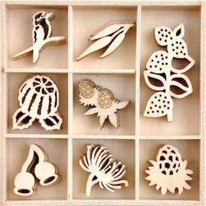 Kaisercraft Native Breeze Feb 2020: Kaisercraft : FL665 - Native Breeze Flourish Pack