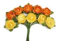 Kaisercraft Native Breeze Feb 2020: F651- Kaisercraft Mini Paper Blooms - Sunset