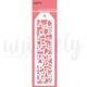 UCMM1748 Grungy Alphabet Mini Stencil (Mind over Matter)