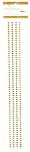 RS448 - Rhinestone Strips  - Antique Gold