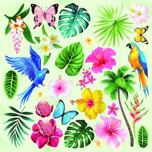 Kaisercraft Sunkissed March 2020: P2908 - Sunkissed 12x12 Scrapbook Paper - Tutti Frutti