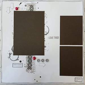 Scrapbooking Retreat 2020: **INSTRUCTIONS ONLY** for SA2108 - Love This (SBK)