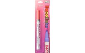 Decocolor Paint Pens: Decocolor paint pens - White  Fine Point