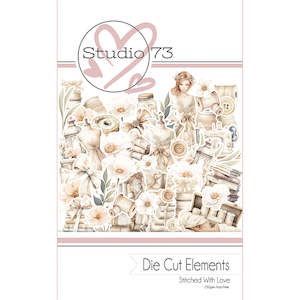 Studio 73 Paper Collections: Stitched with Love Die Cuts - Studio73