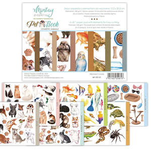 Mintay Book Line: Mintay MT-PET-01 : Pet - 6"x8" Fussy Cutting Book