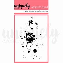 Uniquely Creative Stamps: UC1778:  Mini Stamp - Splatter