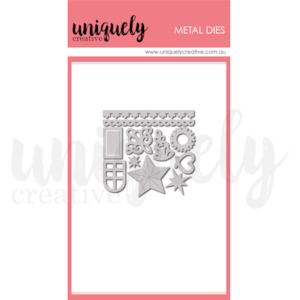 Uniquely Creative Embellishments: UCD2066 : Tiny House Accessories Die (A Very Vintage Christmas)