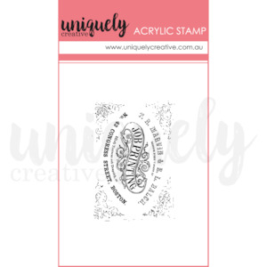 UC1920 : Vintage Printer Mark Making Stamp (Dear Diary)