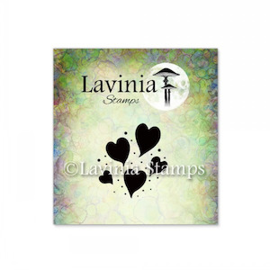 Clear Stamps 1: Lavinia Stamps - Group of Hearts Stamp (LAV238)