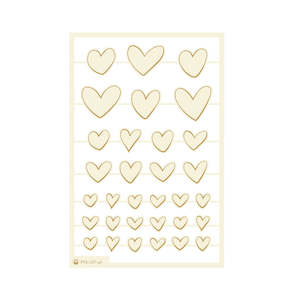 P13 Scrapbook Papers: P13-LST-47 : Light chipboard embellishments 04, 4x6", 32pcs (Love Stories)