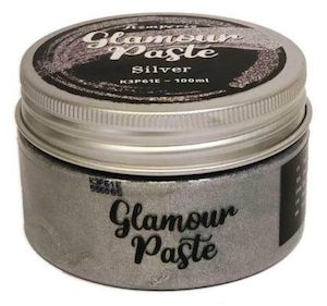 Mixed Media: Stamperia Glamour Paste - Silver (100ml)