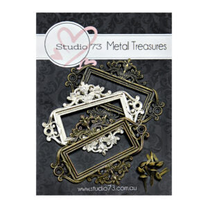 Studio73 Metal Treasures - Vintage Plate Trio