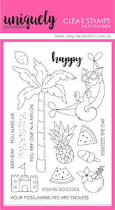 Uniquely Creative Stamps Dies Sale Wholesale Only: UC1794 : Lazy Days - 4x6