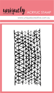 Uniquely Creative Stamps Dies Sale Wholesale Only: UC1783 : Screen Mark Making Stamp - Acrylic - 9x5cm