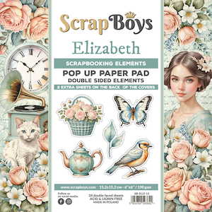 ELIZ-PU : Elizabeth - 6 x 6 POP Up Paper Pad