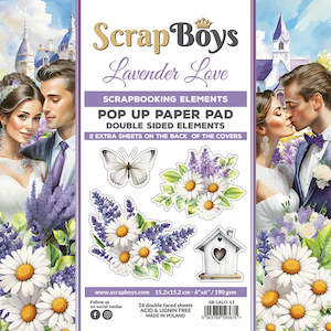 LALO-PU : Lavender Love - 6 x 6 POP Up Paper Pad