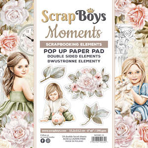 MOME-PU : Moments - 6"x 6" double sided pop-up paper pad