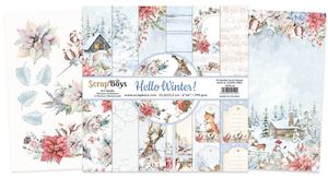 ScrapBoys : HEWI-09 6" x 6" Paper Pad (Hello Winter)