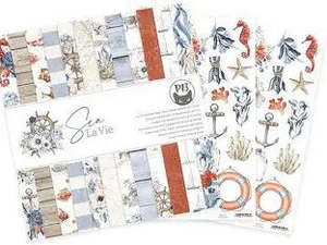 P13 Scrapbook Papers: Sea la Vie 12" Paper Pack (P13)