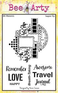 Layer Up A4 Stencil : Measured Moments